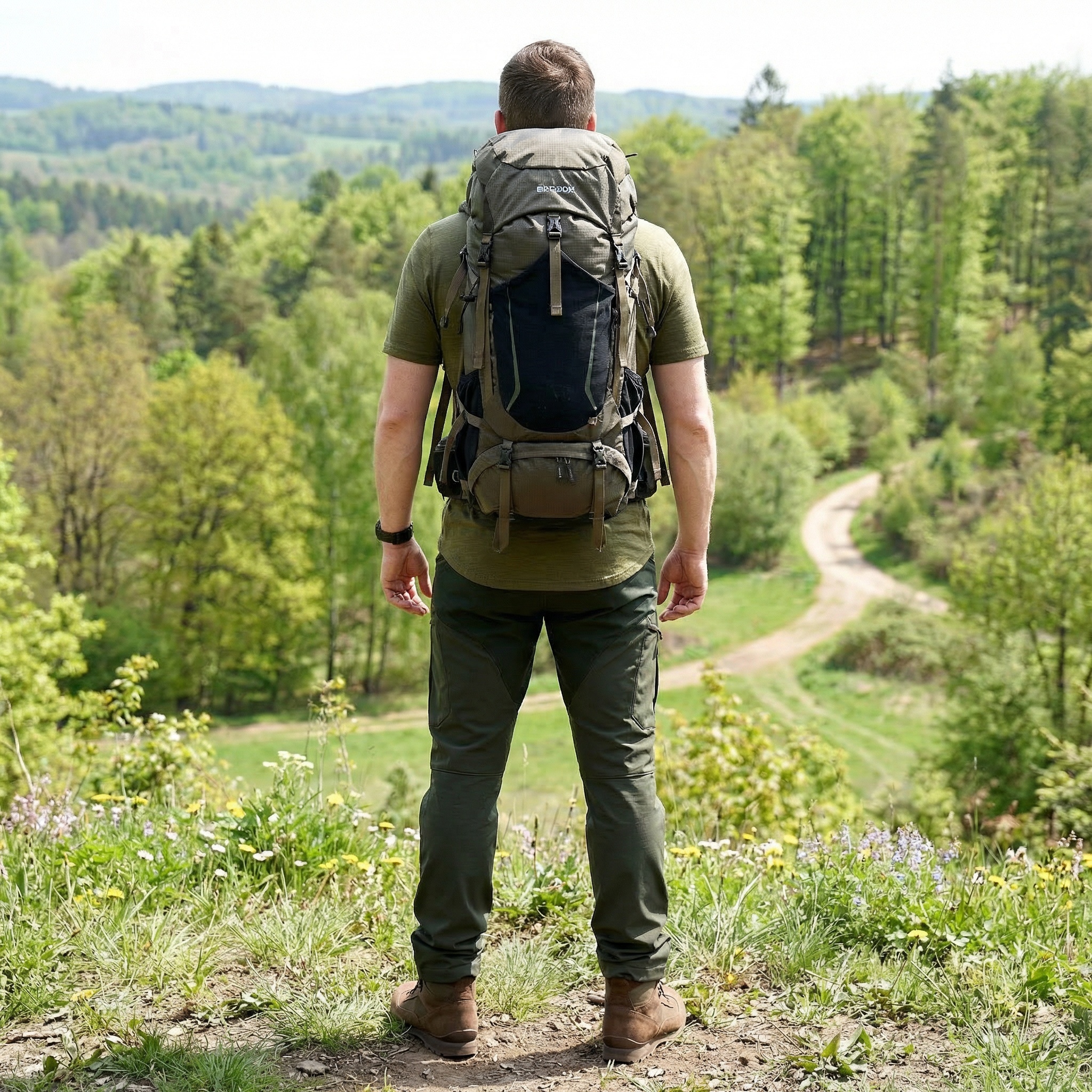 pro active funkční tričko - pánské - olivové